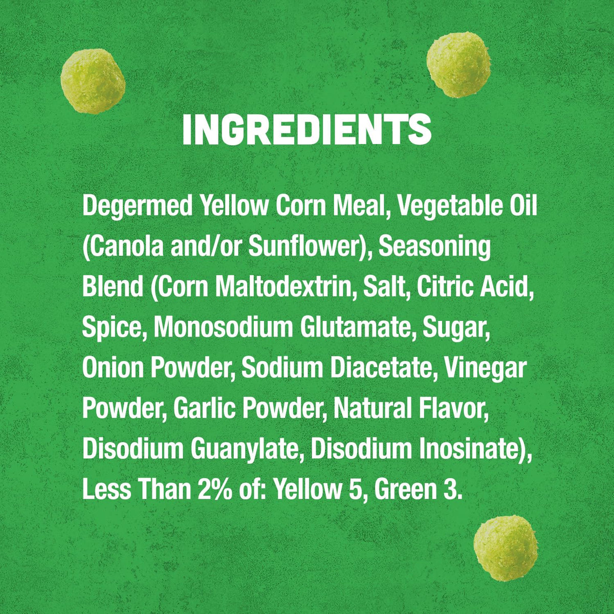 Vlasic Pickle Balls Dill Pickle Flavored Corn Puffs – 2 oz Bags, 12 Pack, Gluten-Free On-The-Go Snack