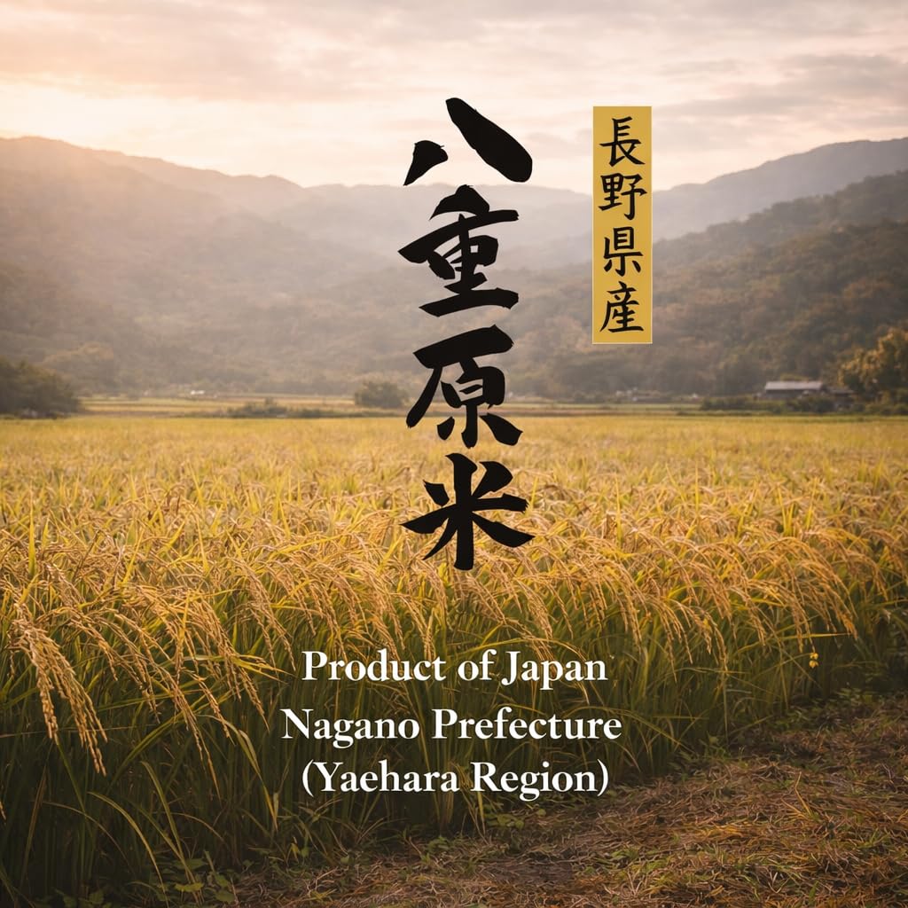 Yaehara Exclusive Reserve Koshihikari Rice – WagyuMaster Nagano Short-Grain, Sushi-Grade