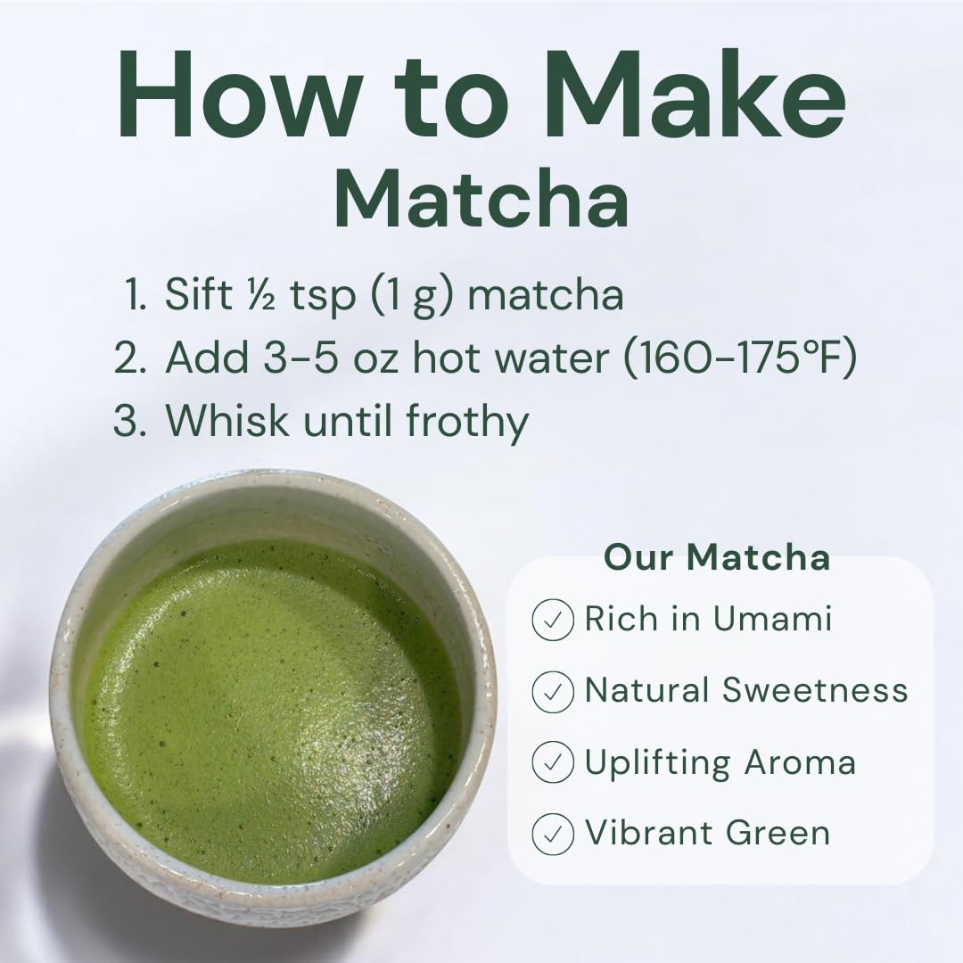 Wako Matcha: Uji Single-Origin Ceremonial-Grade Matcha Powder (40g) – First Harvest, Kyoto