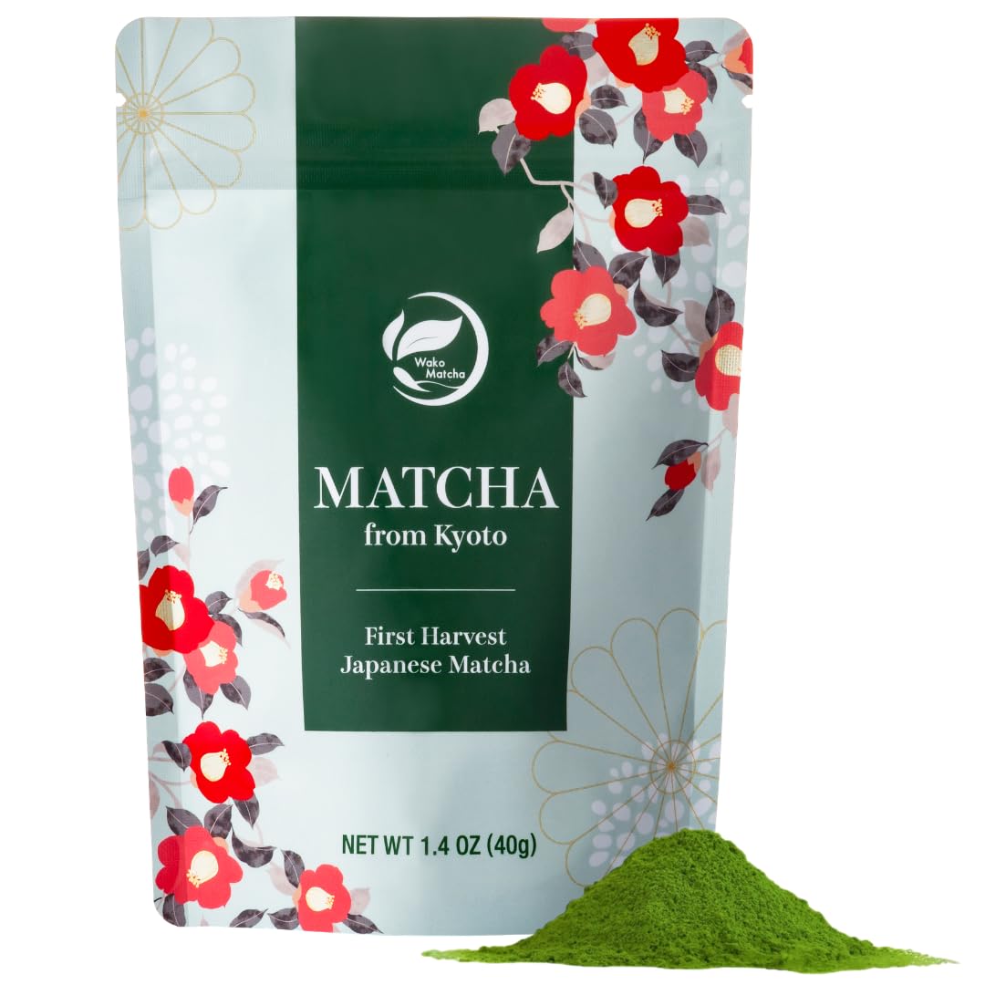 Wako Matcha: Uji Single-Origin Ceremonial-Grade Matcha Powder (40g) – First Harvest, Kyoto