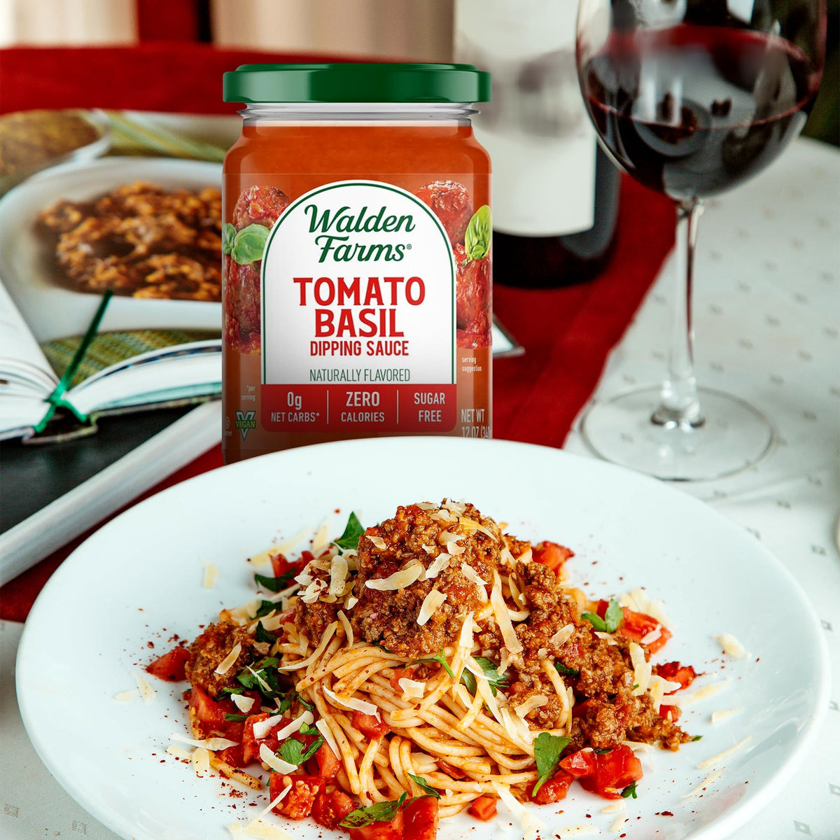 Walden Farms Variety Sauce Pack – Garlic Herb, Tomato Basil & Alfredo (Zero Calorie, Sugar Free, Keto)