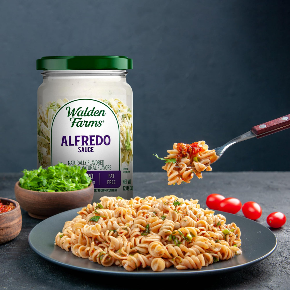 Walden Farms Variety Sauce Pack – Garlic Herb, Tomato Basil & Alfredo (Zero Calorie, Sugar Free, Keto)