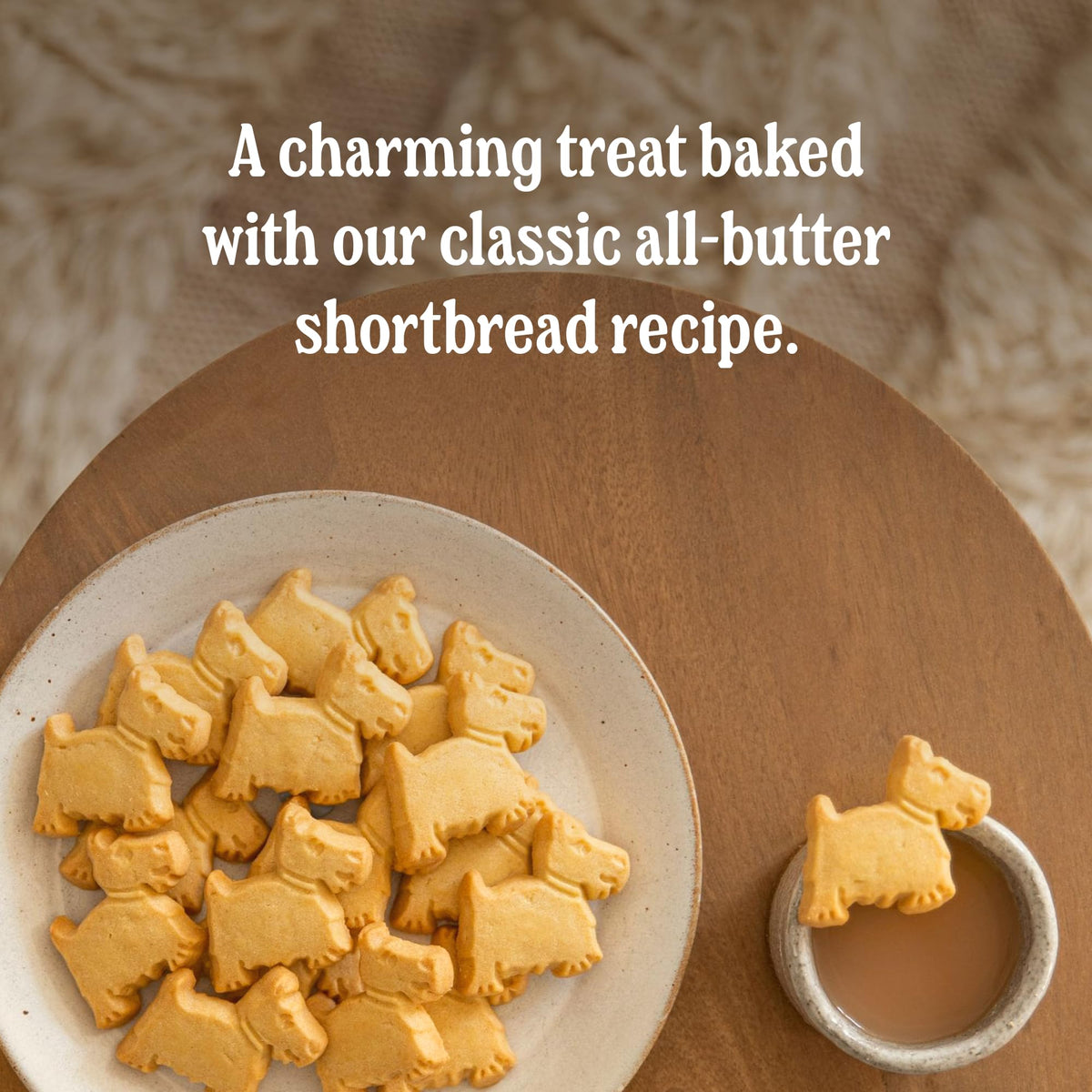 Walker’s Shortbread Scottie Dog Cookies — Pure Butter Shortbread, Kosher & Vegetarian, 3.9 oz Box (Pack of 6)