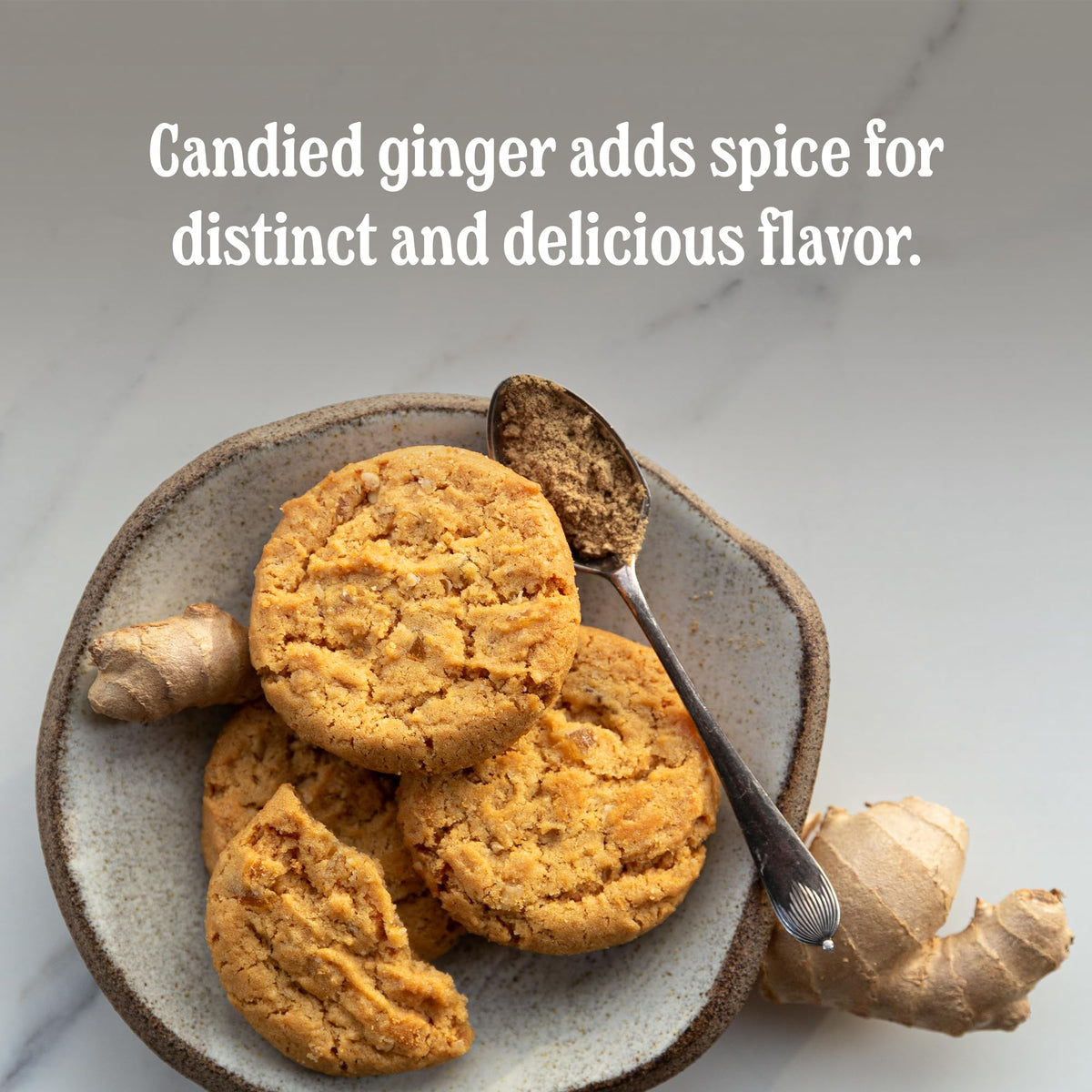 Walker's Stem Ginger Shortbread Biscuits | Scottish Cookies, 5.3 oz (Pack of 6)