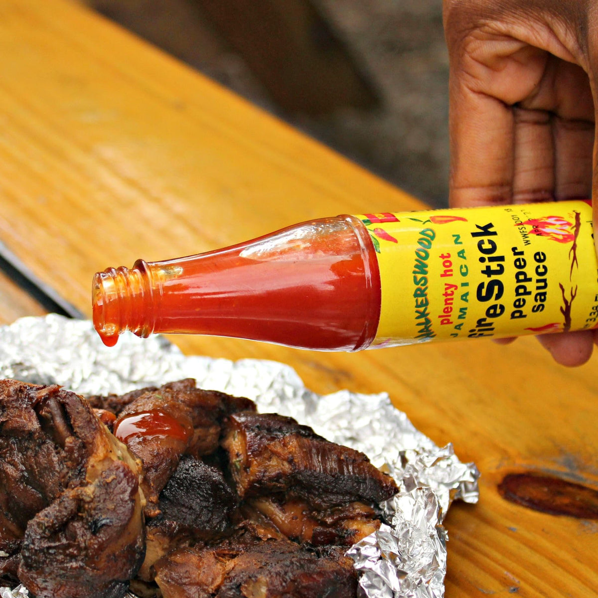 Walkerswood Hot & Savory Sauce Kit – Fire Stick, Hot JonKanoo, Zesty Caribbean One Stop, LasLick Jerk