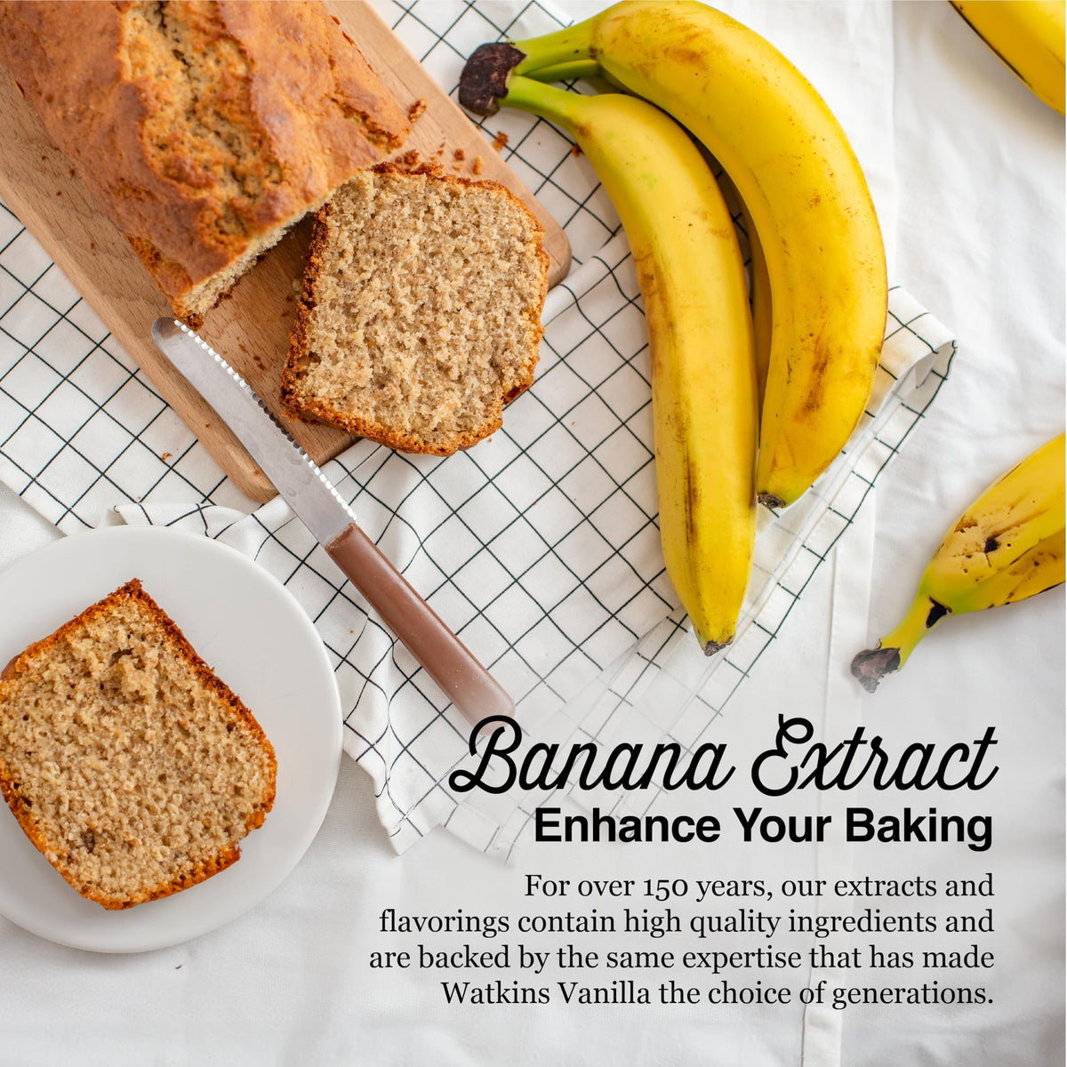 Watkins Banana Extract with Other Natural Flavors — 2 oz Bottles (Pack of 6)