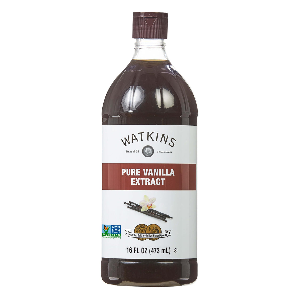 Watkins Pure Vanilla Extract – 16 oz | Madagascar Vanilla Flavor