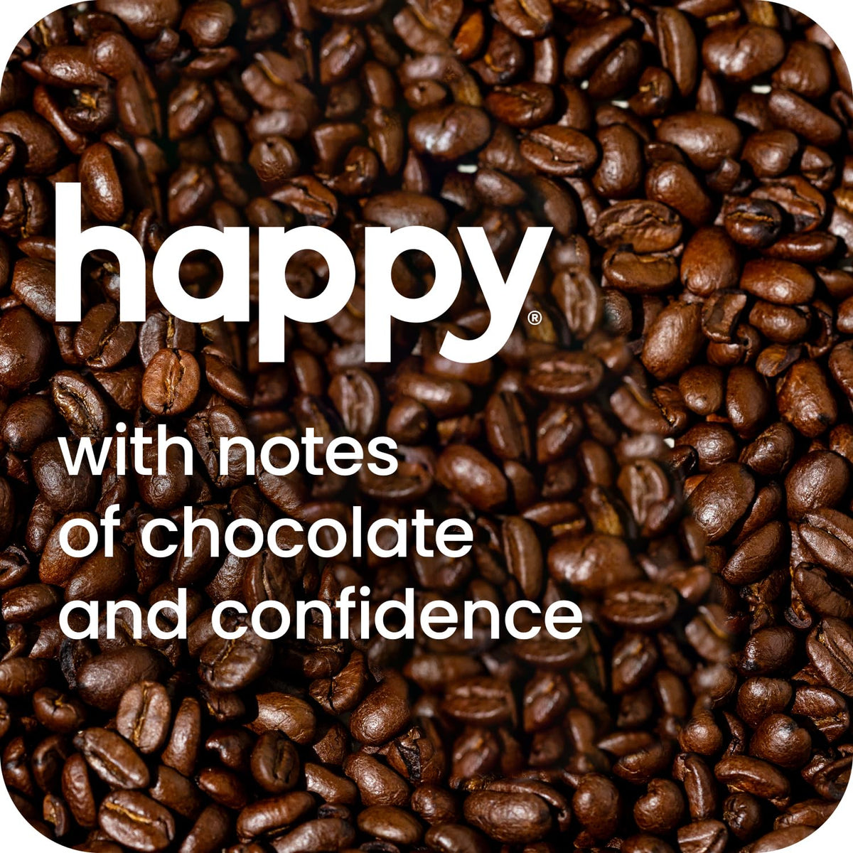 We Are Happy Happy Coffee Medium Roast Pods – 60 Count, Chocolate Notes, K-Cup Compatible, Rainforest Alliance Certified
