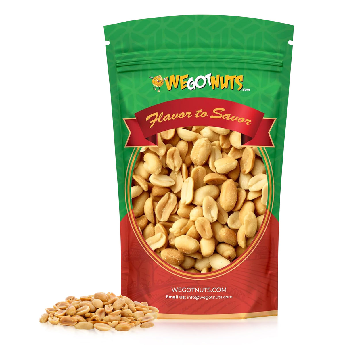 Roasted Unsalted Peanuts 5lb Bag – We Got Nuts | Kosher, Pure Flavor, DIY Peanut Butter
