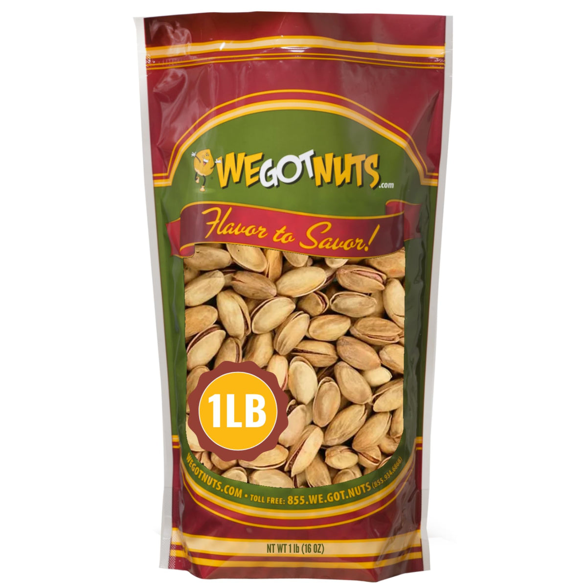 We Got Nuts Turkish Pistachios Antep – Roasted & Salted In Shell (1 lb)