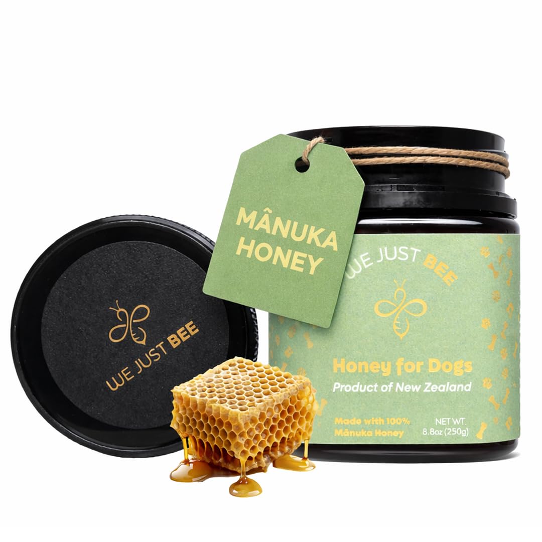 We Just Bee Manuka Honey for Dogs – MGO 400+ (250g) | Premium NZ Dog Topper & Treat