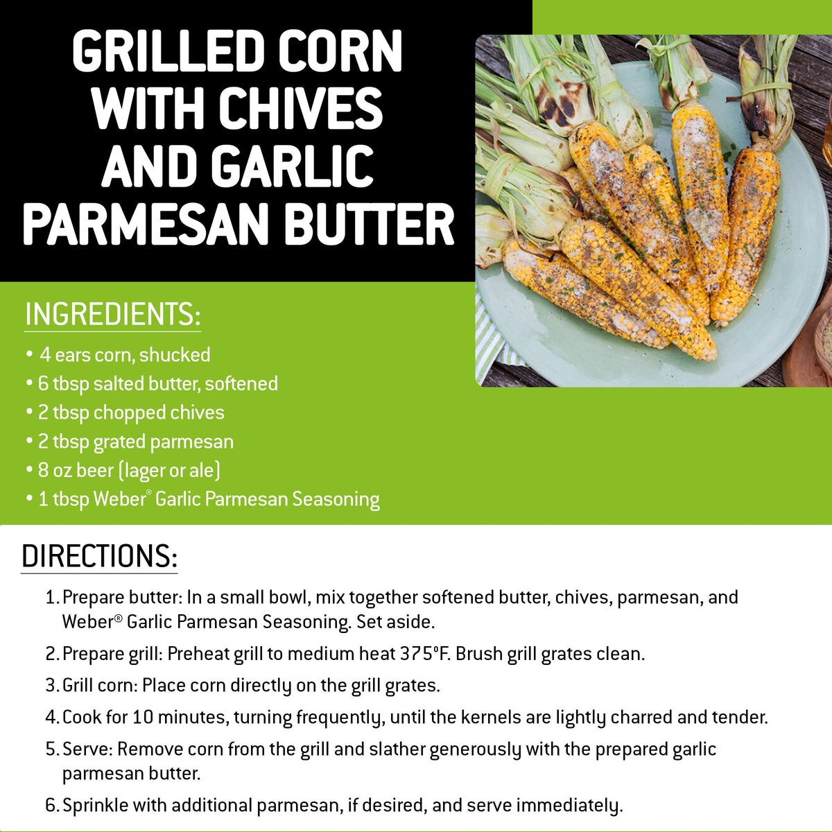 Weber Garlic Parmesan Seasoning, 4.3 oz – Pack of 6 | Grilling Flavor Boost
