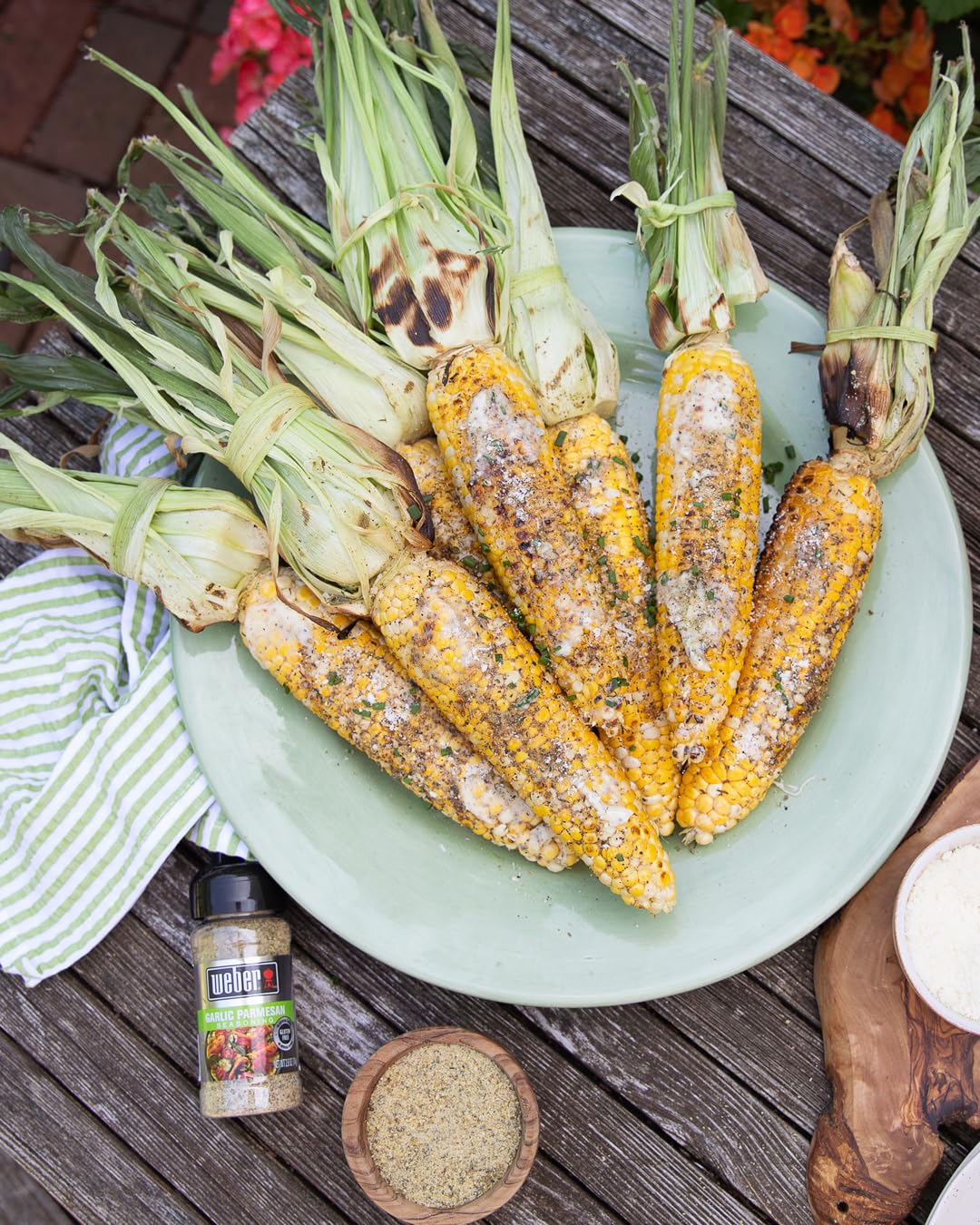 Weber Garlic Parmesan Seasoning, 4.3 oz – Pack of 6 | Grilling Flavor Boost
