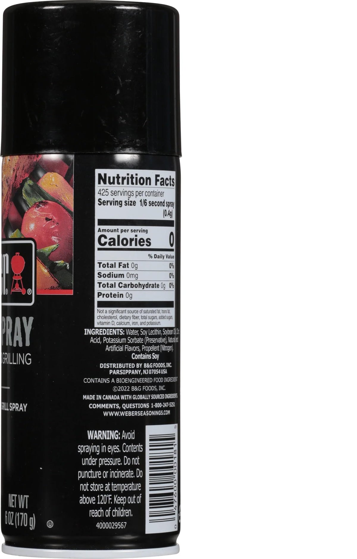 Weber Grill'N Spray 6 Oz. Pack of 3 | Grilling Spray for Hot Surfaces