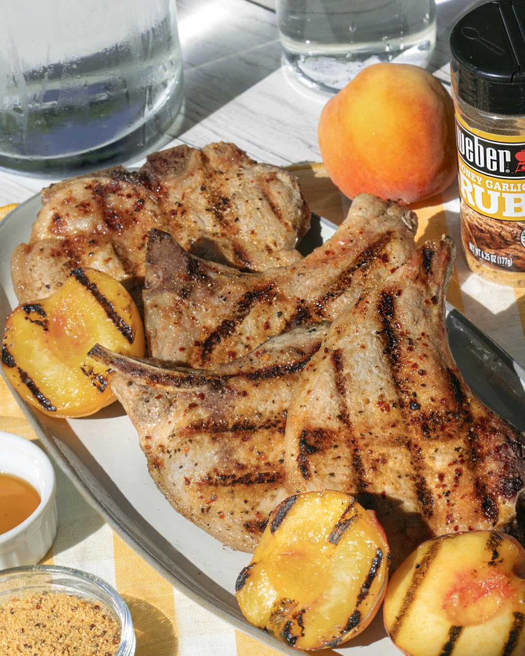 Weber Honey Garlic Rub – 6.25 oz (Pack of 6) | Gluten Free & Kosher