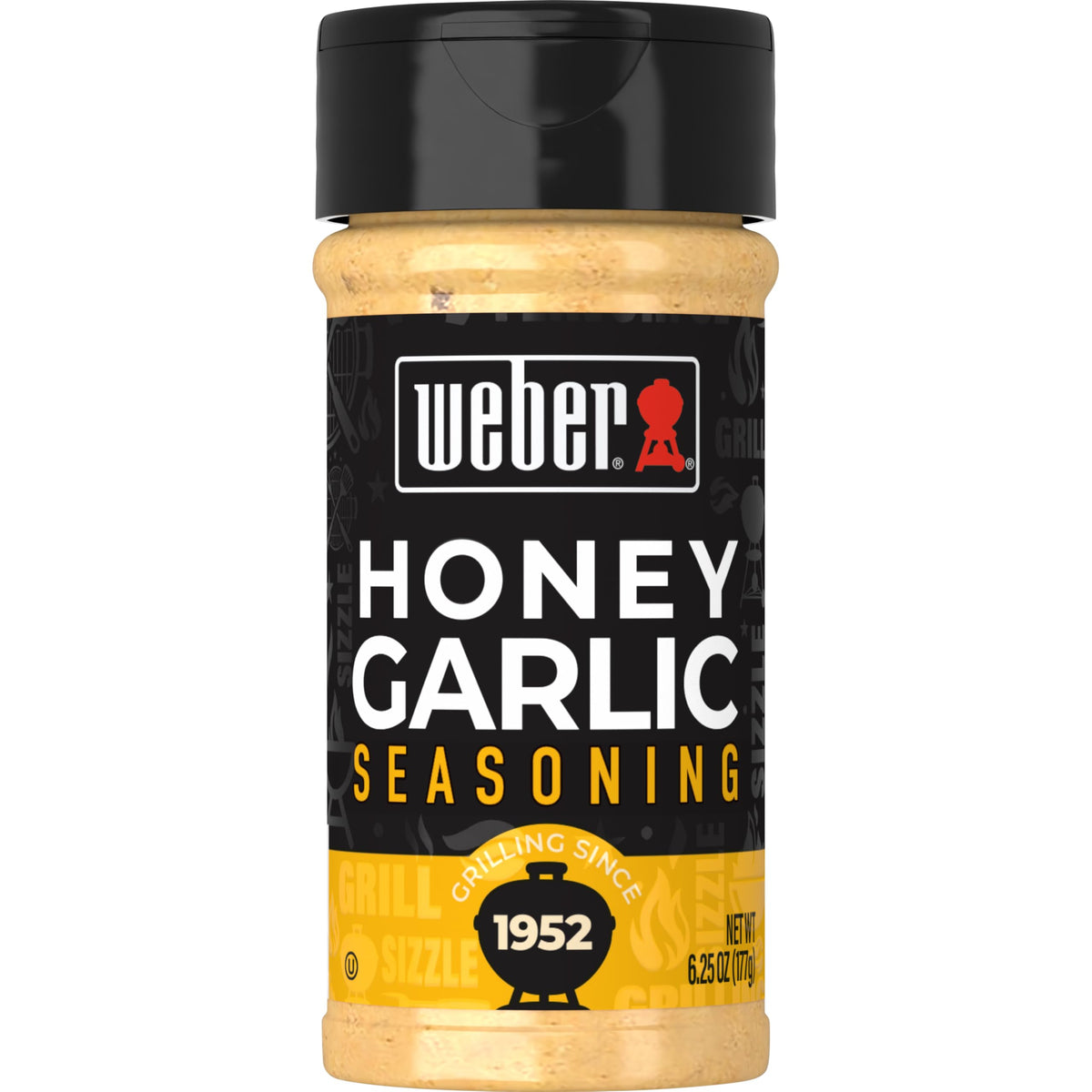 Weber Honey Garlic Rub – 6.25 oz (Pack of 6) | Gluten Free & Kosher