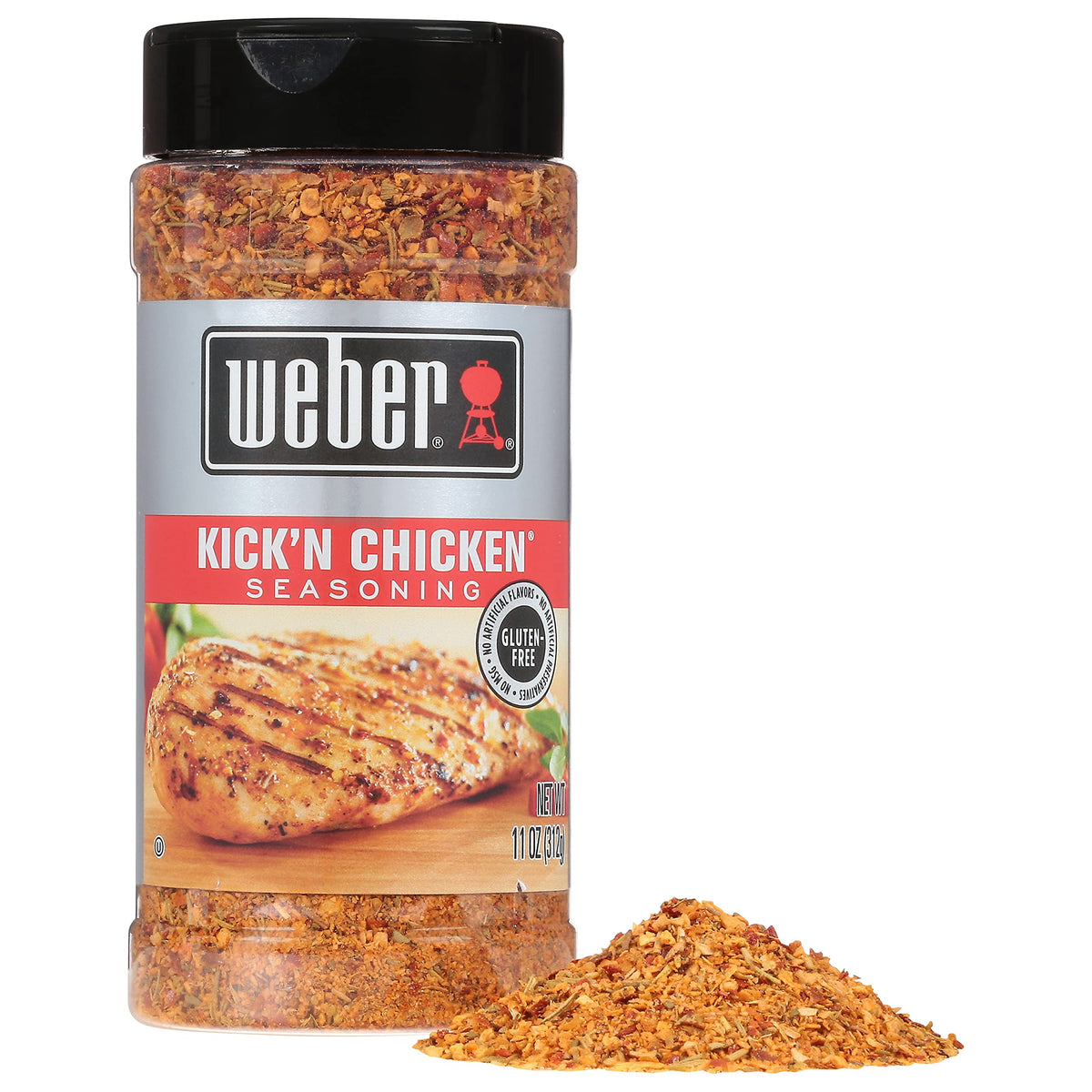 Weber Kick'N Chicken Seasoning – 11 oz | Citrus-Garlic Grill Flavor