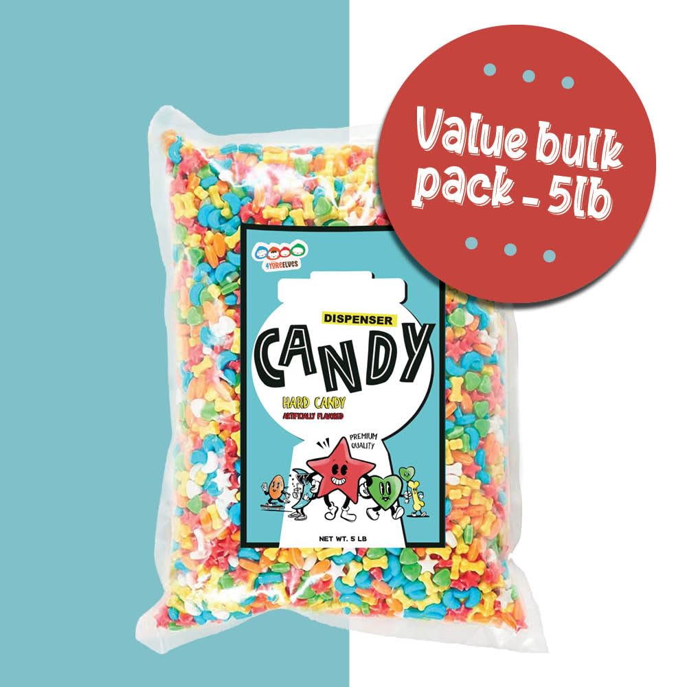 4YoreElves Wee Winkers 5lb Bulk Candy for Candy Machines — Fruit Shapes
