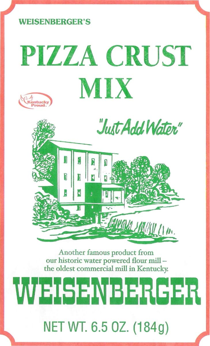 Weisenberger Pizza Crust Mix - Premade Dough for Homemade Pizza | 6.5 oz, 12 Pack