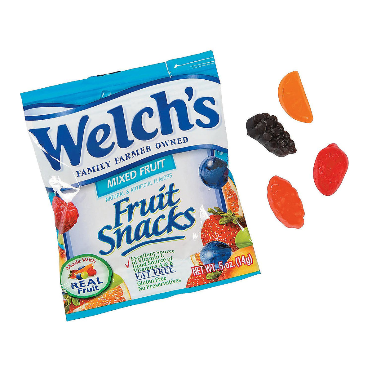 Welch's Fruit Snacks Mixed Fruit – 250 Count, Real Fruit & Vitamin C