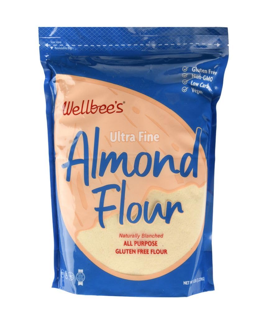 Wellbee's Almond Flour, Extra Fine – Gluten Free, Low Carb, 5 lbs
