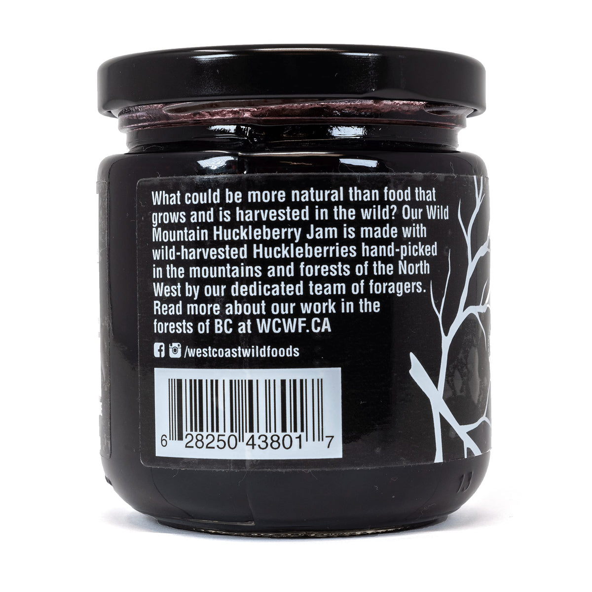 Wild Huckleberry Jam – 11.5 oz | Locally Harvested | West Coast Wild Foods