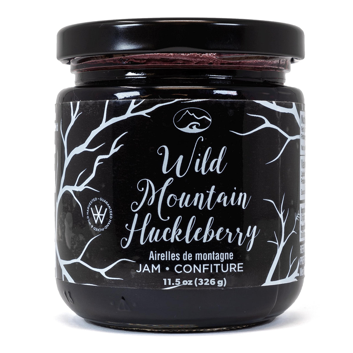 Wild Huckleberry Jam – 11.5 oz | Locally Harvested | West Coast Wild Foods