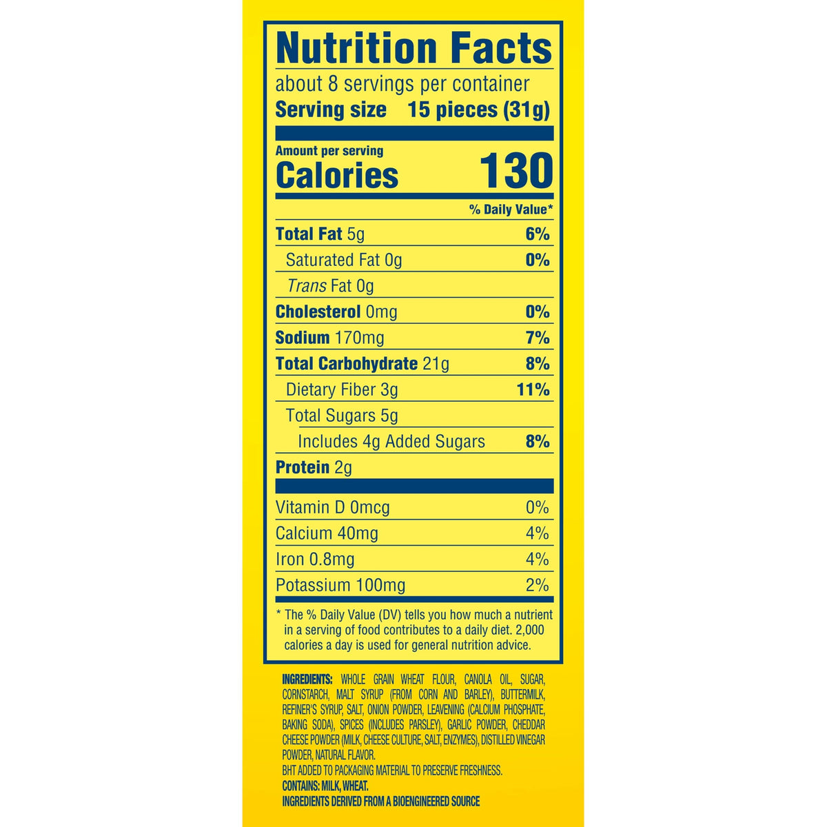 Wheat Thins Ranch Flavored Whole Grain Crackers — Bulk 6-8.5 oz Boxes