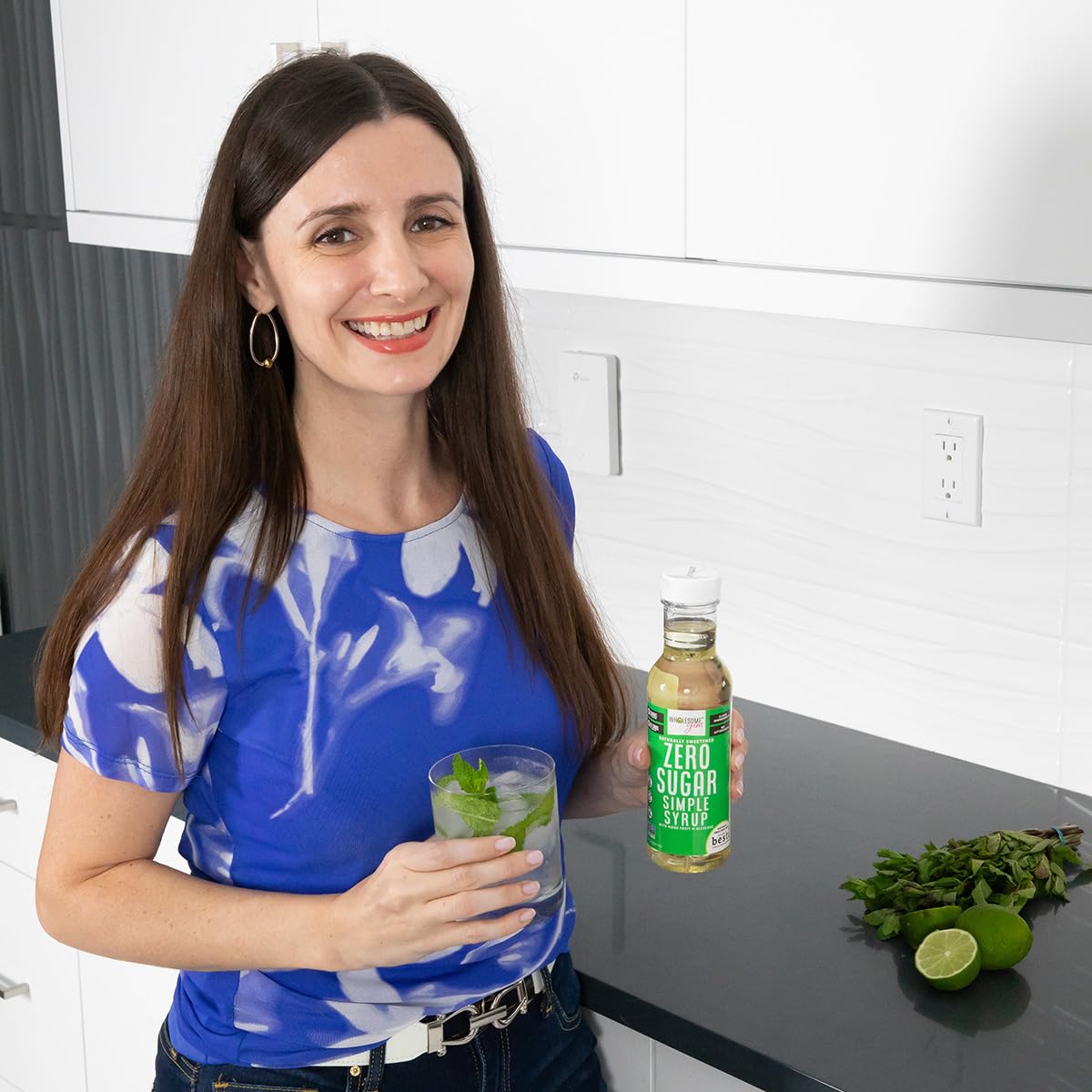 Wholesome Yum Keto Simple Syrup – Sugar Free, Zero Calorie, Monk Fruit & Liquid Allulose