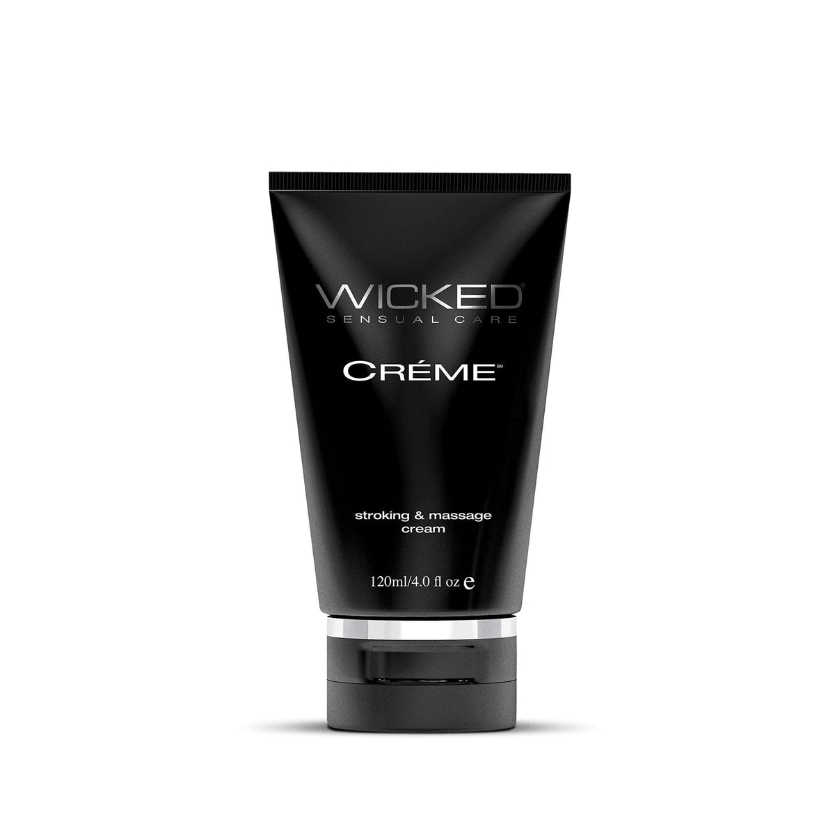 Wicked Sensual Care Wicked Crème Masturbation Cream for Men 4 Ounce, Black