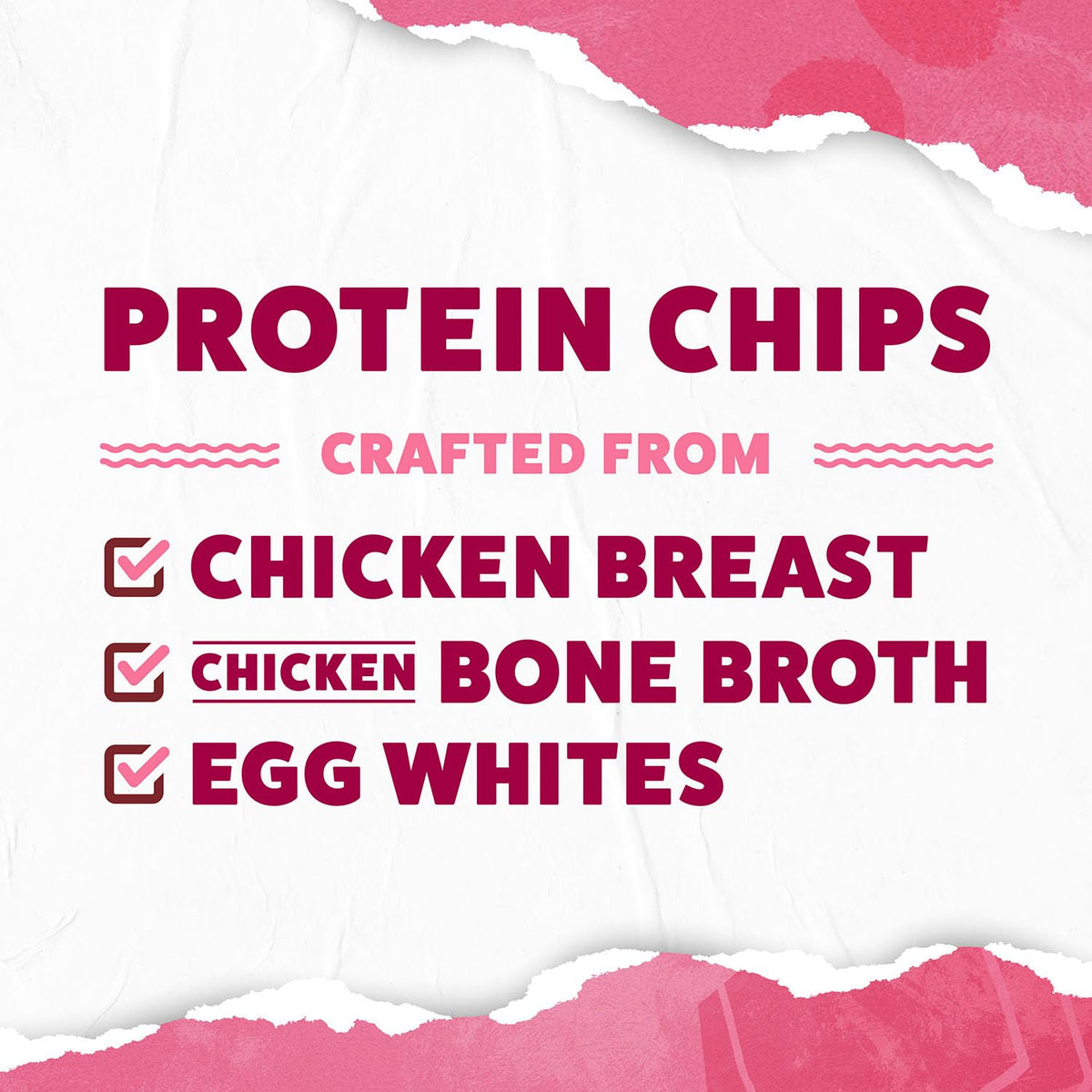 WILDE Himalayan Pink Salt Protein Chips – 10g Protein, Low Carb, Keto Friendly, 8-Pack