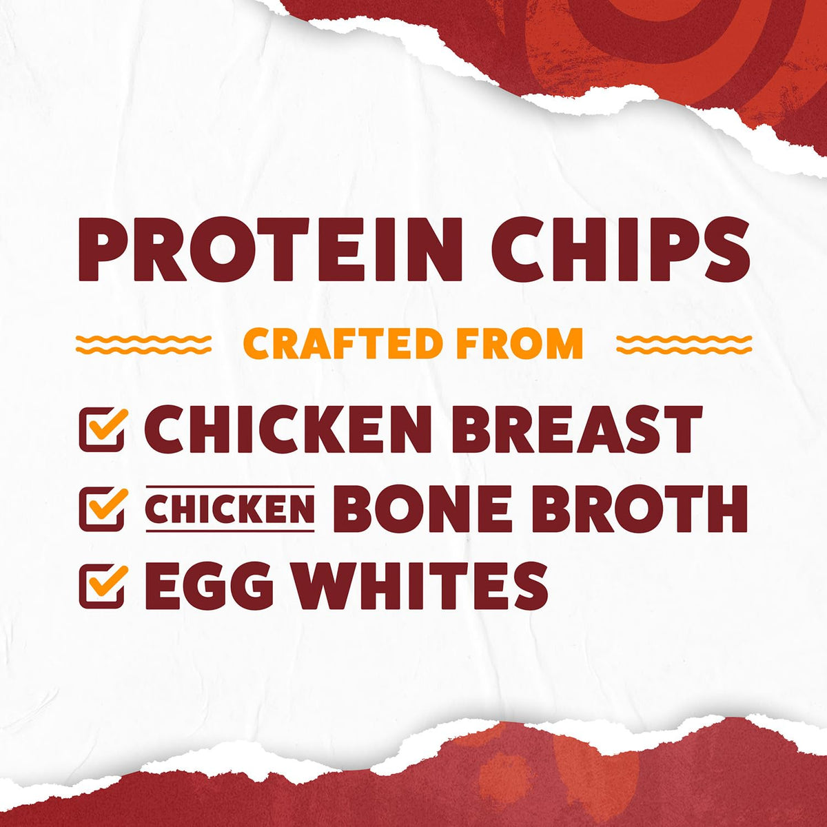WILDE Protein Chips Barbeque – Keto, Low-Carb Crispy Chicken Chips (Pack of 8)