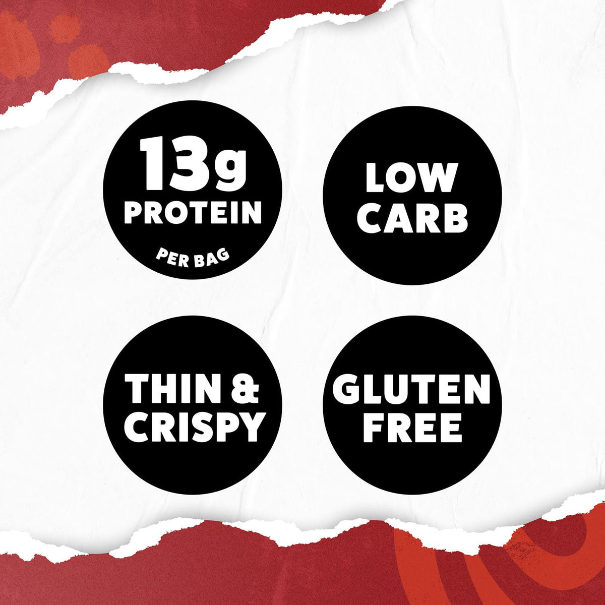 WILDE Protein Chips Barbeque – Keto, Low-Carb Crispy Chicken Chips (Pack of 8)