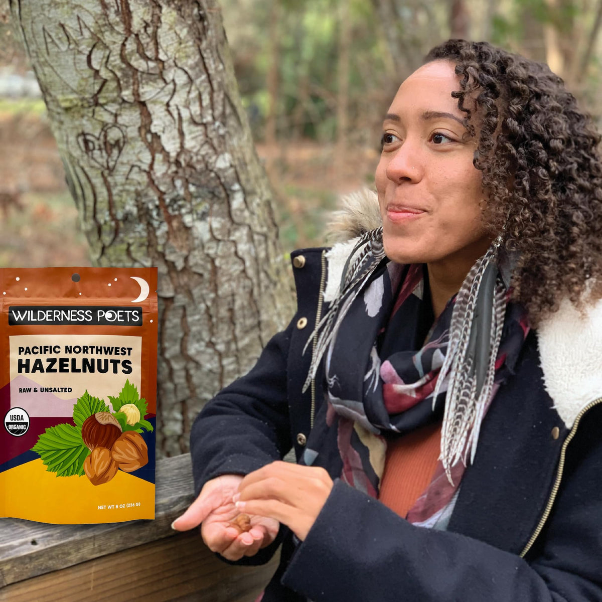 Wilderness Poets Organic Hazelnuts — Raw, Whole, Pacific Northwest (32 oz)