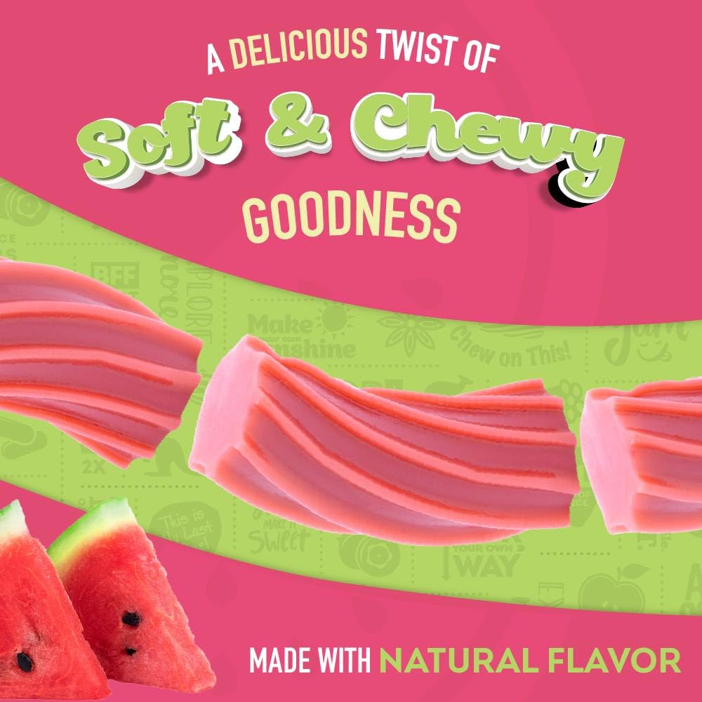 Wiley Wallaby Watermelon Licorice 24oz – 2 Pack, Soft & Chewy Australian Candy