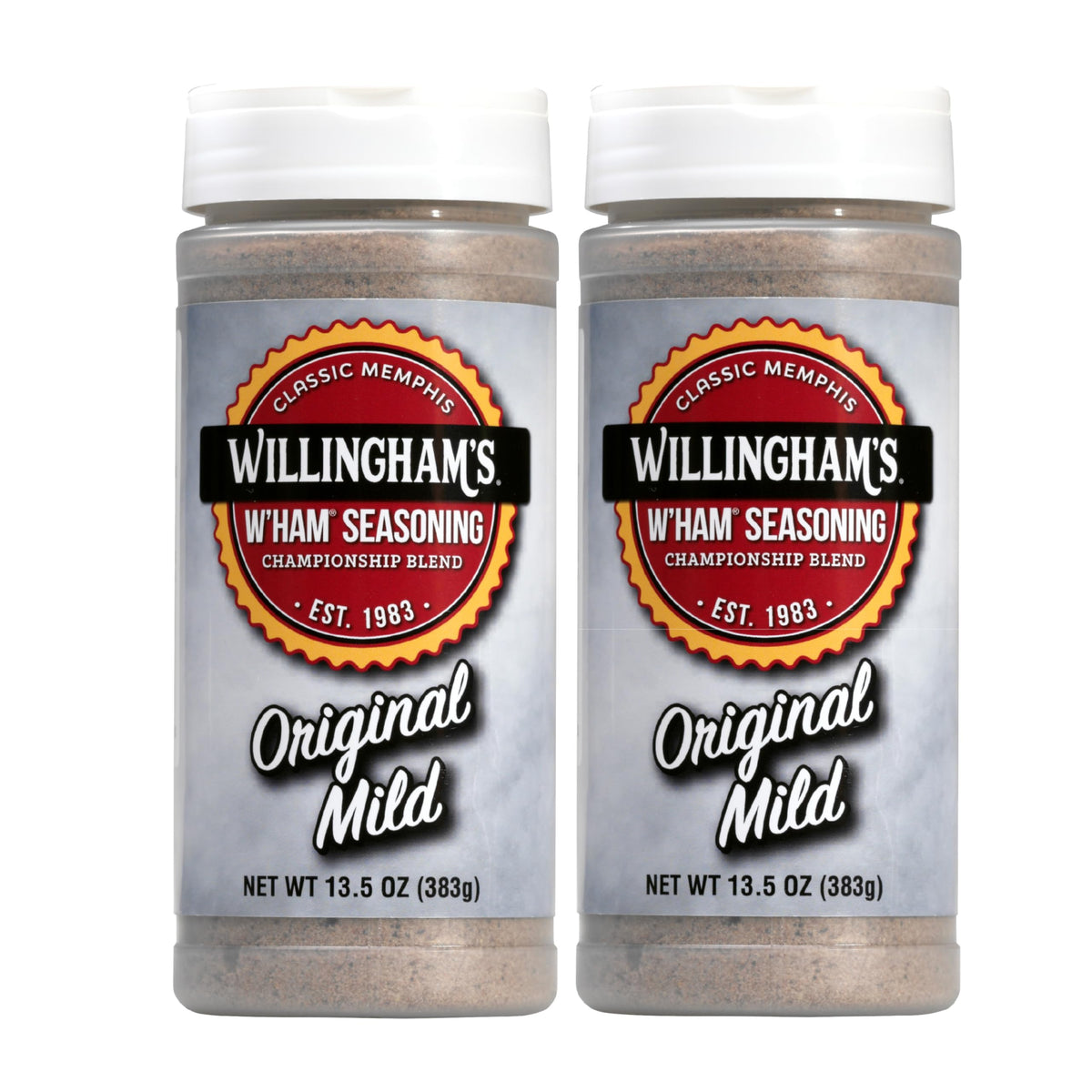 Willingham's W'ham Original Mild Seasoning - Pack of 2 | Versatile Flavor for Ribs, Pork, and More