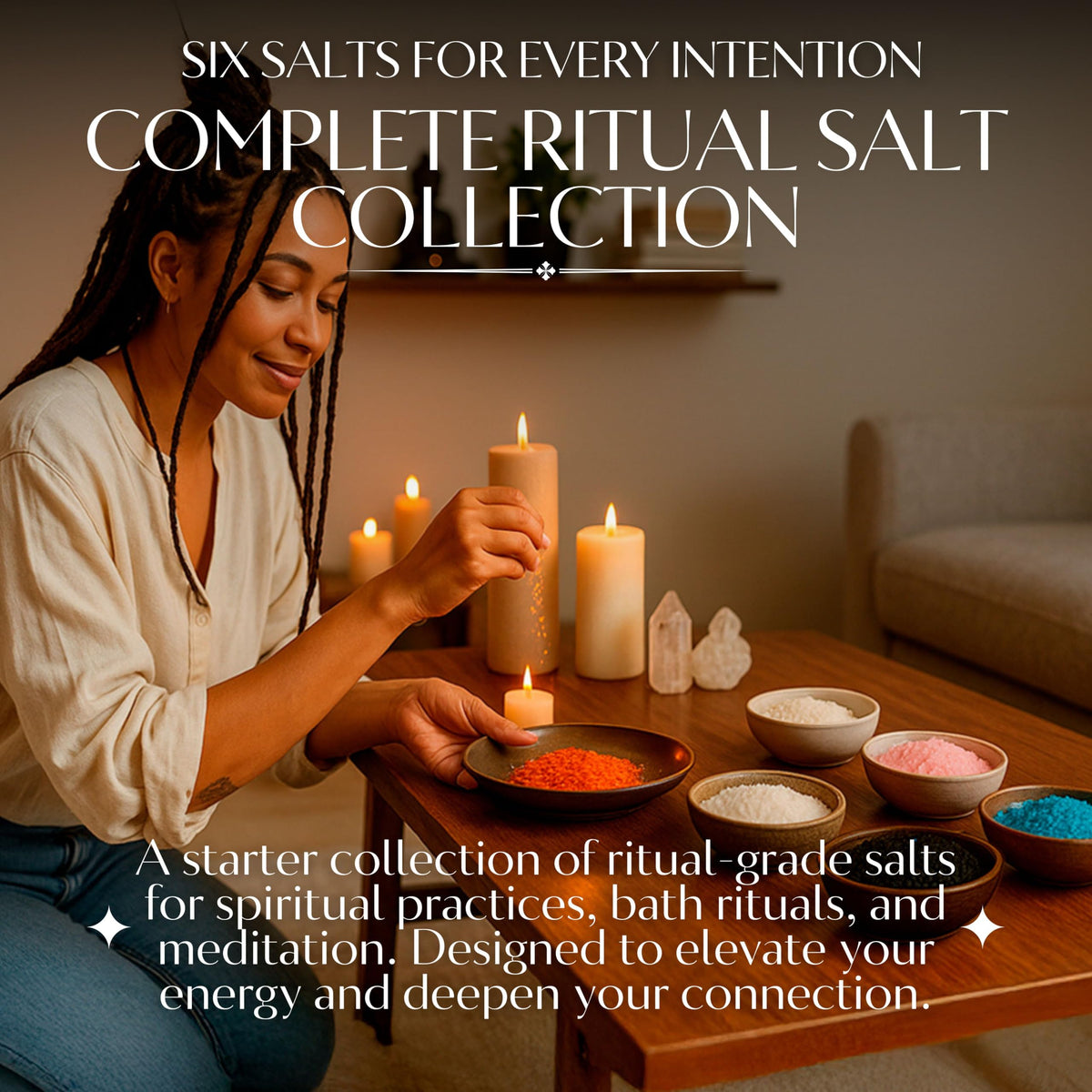 Ritual Salt Starter Pack for Ceremony & Spell | Witches & Wiccan