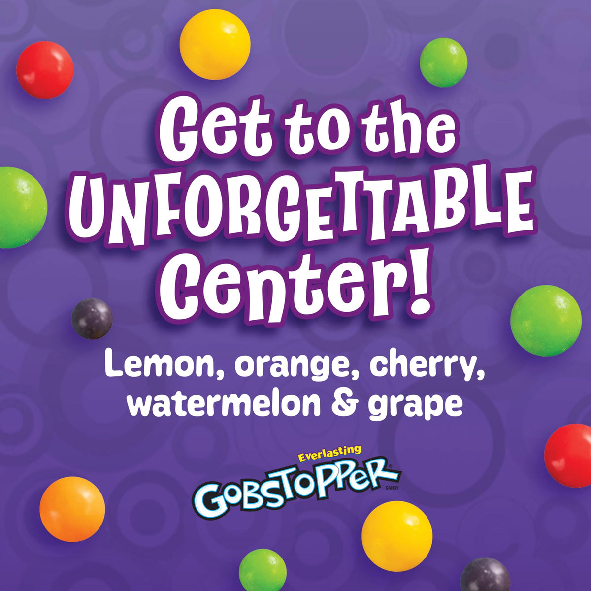 Wonka Everlasting Gobstopper – 5 oz (12 ct) Rainbow Jawbreaker Candy