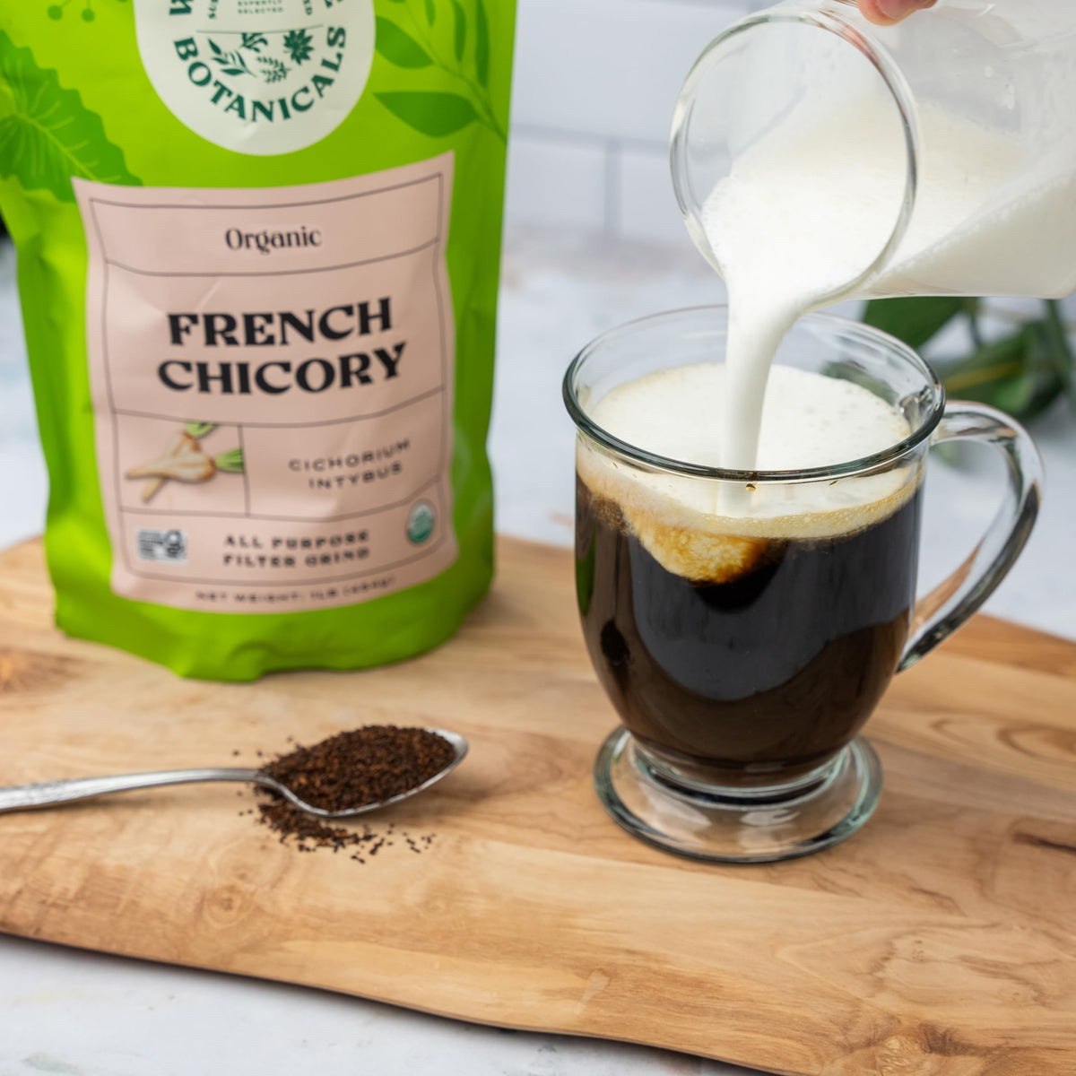 Worldwide Botanicals Organic French Chicory Root – 1 Pound (Pack of 2) | Caffeine-Free, Acid-Free, Kosher