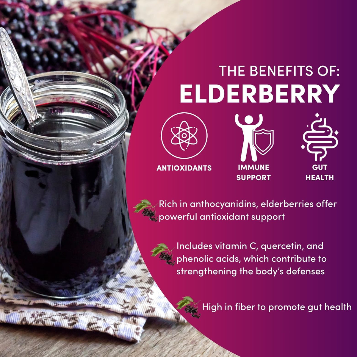 Worldwide Botanicals Organic Dried Elderberries, 1 lb – Sambucus nigra, Wild Harvested in Eastern Europe | For Syrups, Teas & Jams