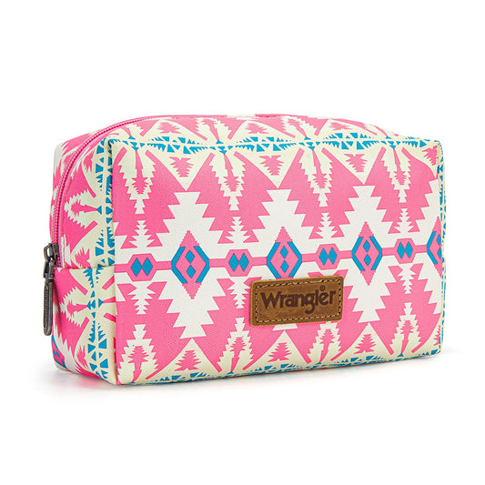 Wrangler Travel Makeup Bag Portable Cosmetic Bag for Women Waterproof