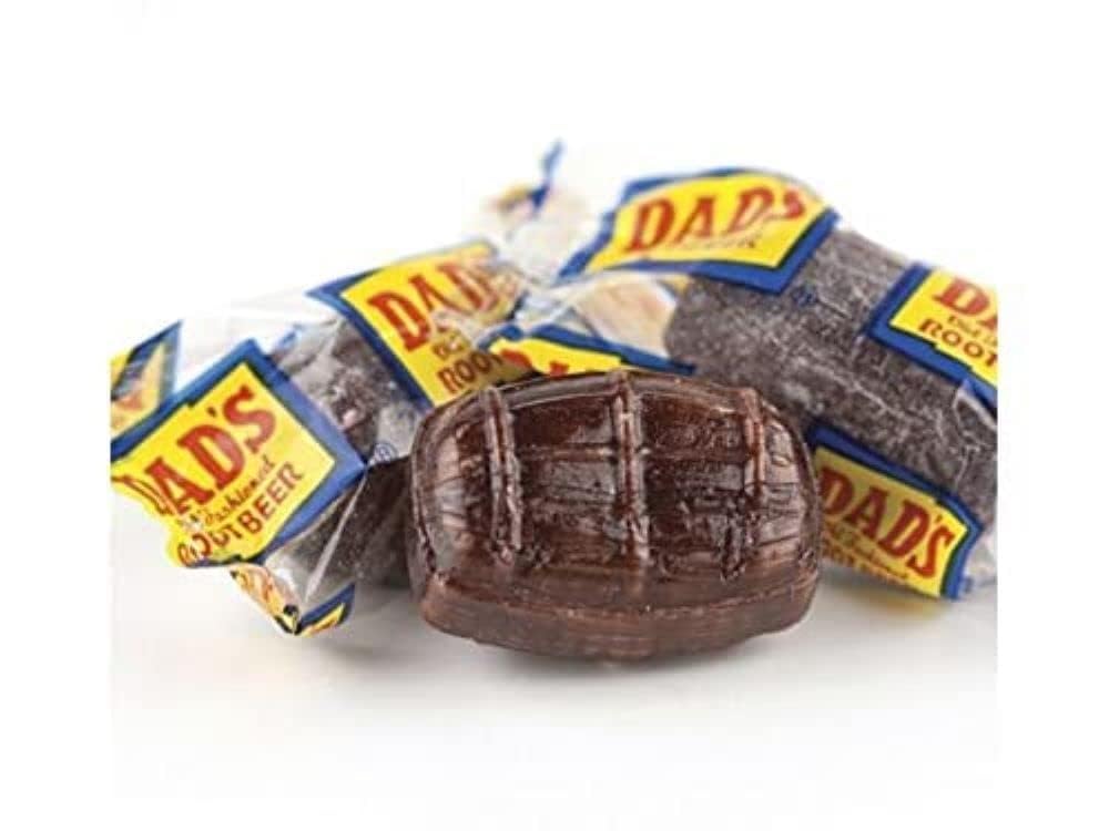 YANKEETRADERS Classic Dads Root Beer Barrels Hard Candy – 4 Pounds Bulk