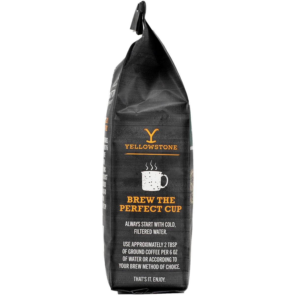 Yellowstone Bunkhouse Medium Roast Coffee – 100% Arabica Ground, 36 oz