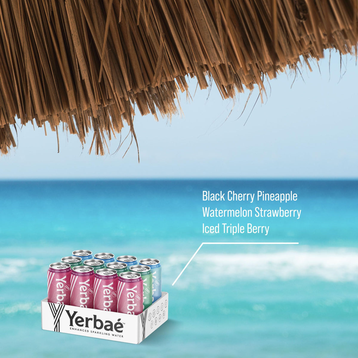 Yerbaé Energy Beverage Variety Power Pack – 0 Sugar, 0 Calories, 0 Carbs | 16oz Cans