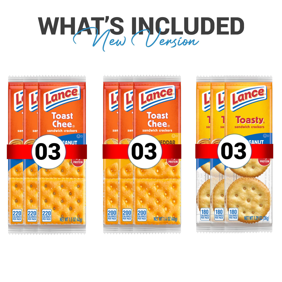YESY Crackers Variety Pack – Individually Wrapped Snack Sampler (41 Count)