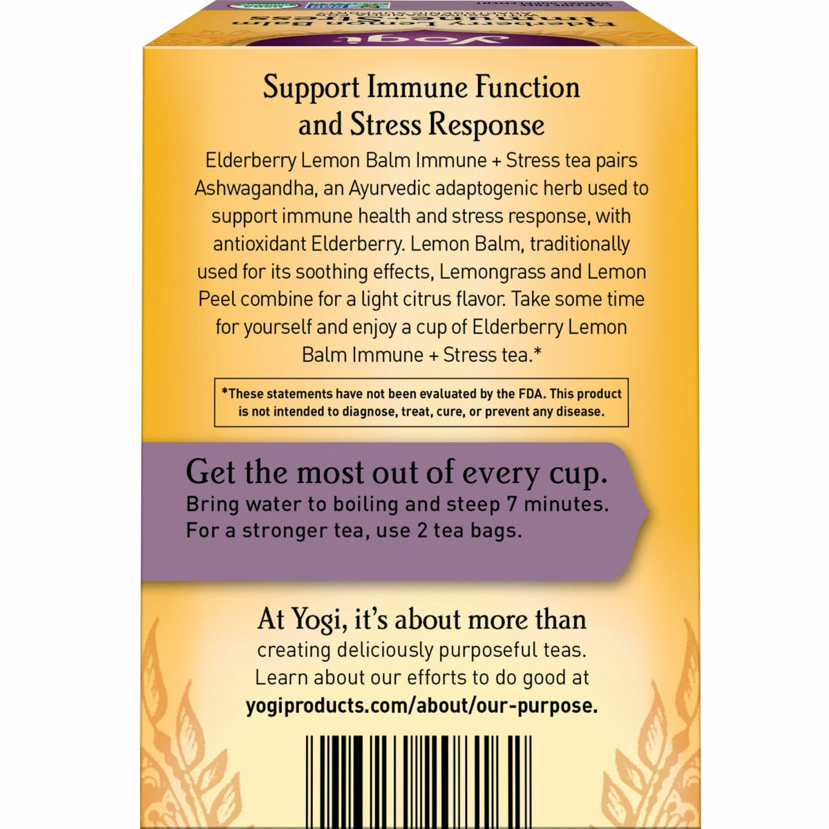 Yogi Bedtime Tea (6 Pack) – Organic Herbal Tea with Chamomile, Passionflower, Valerian, Lavender | 96 Bags