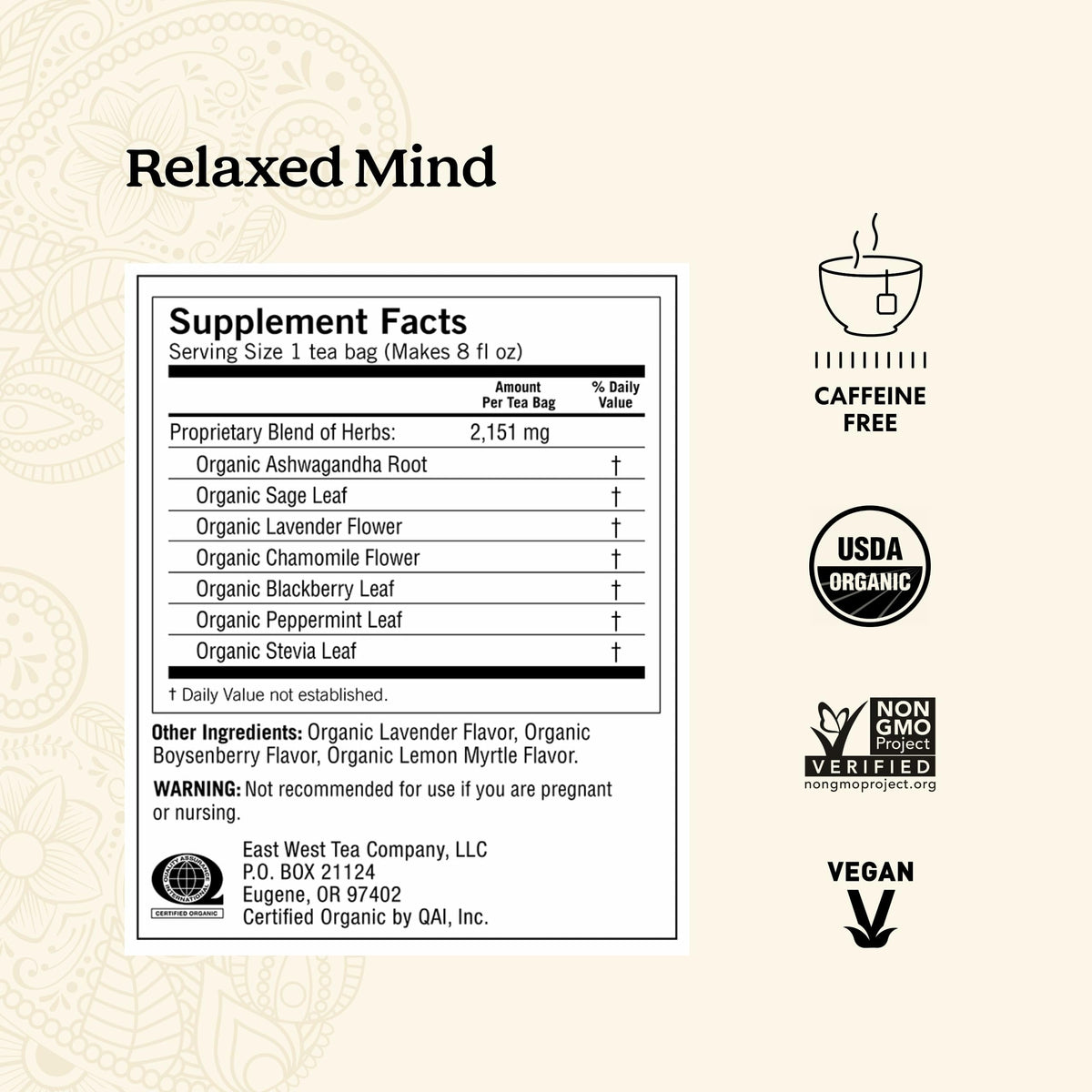 Yogi Stress Relief & Relaxation Tea Sampler — 16 Bags per Pack, 5 Packs (Organic, Caffeine-Free)
