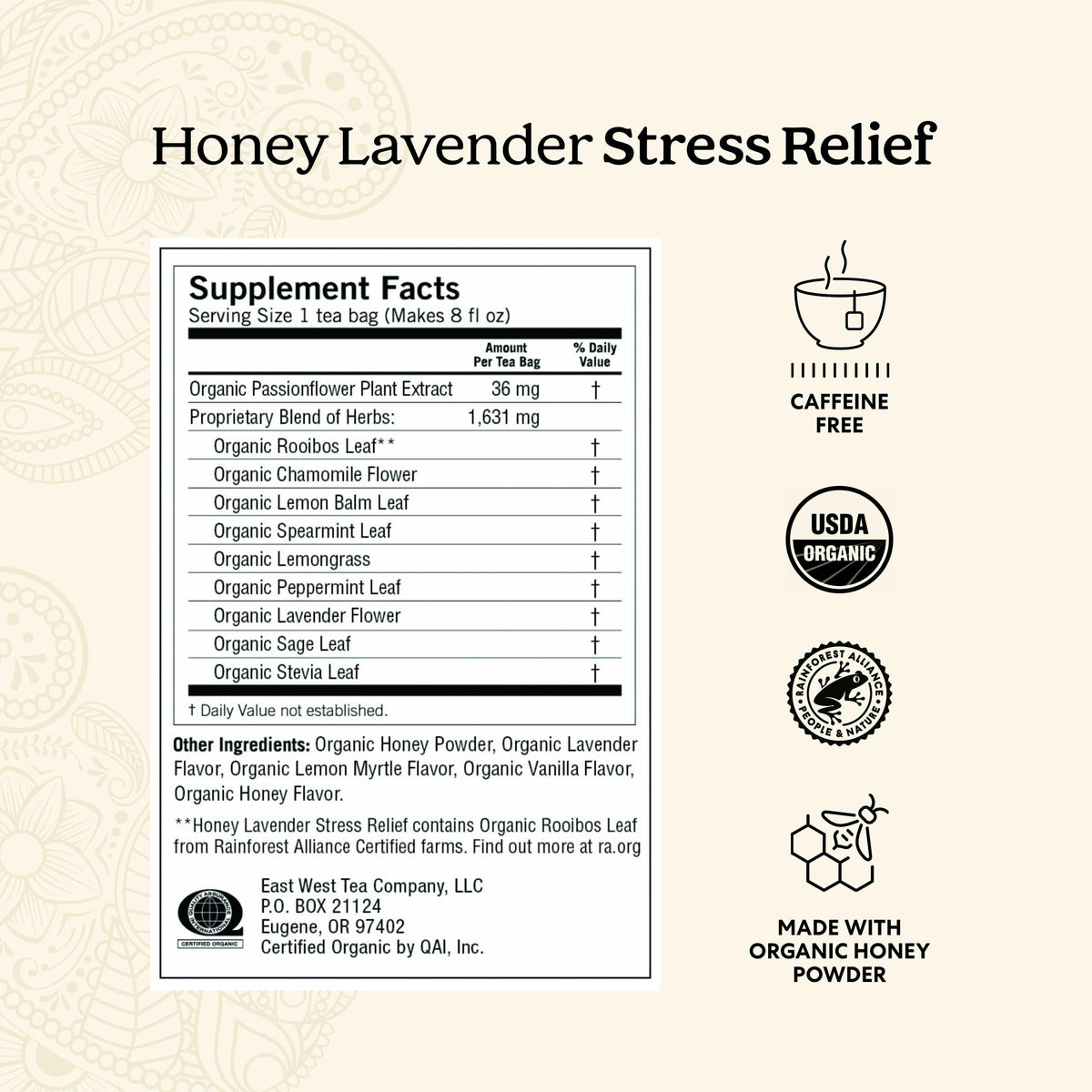 Yogi Stress Relief & Relaxation Tea Sampler — 16 Bags per Pack, 5 Packs (Organic, Caffeine-Free)