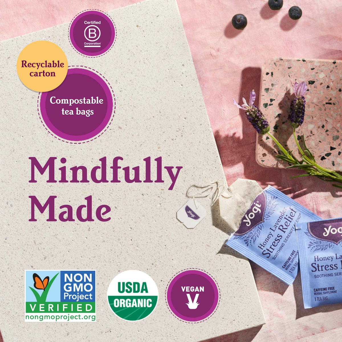 Yogi Tea Favorites Variety Pack – Organic Gift Box (96 Bags, 6 Packs)