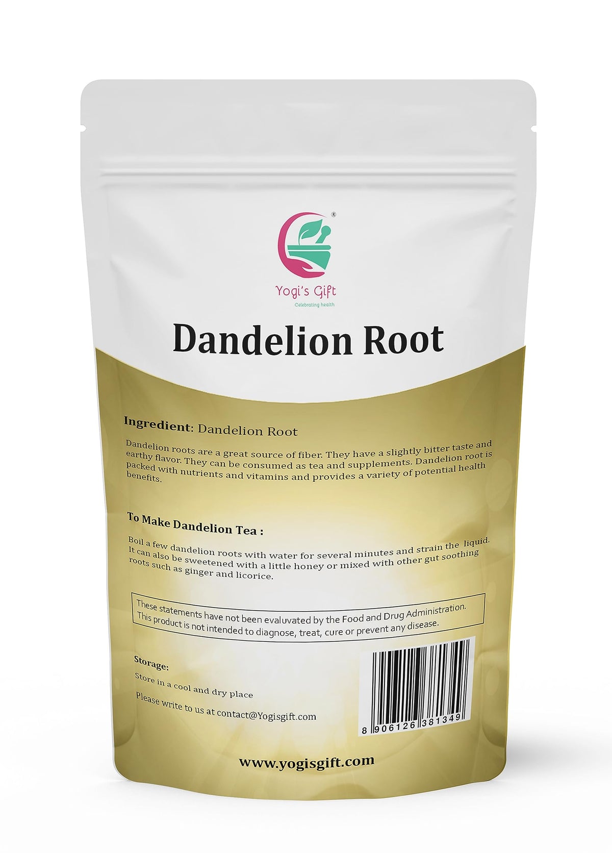 Dandelion Root 1 LB – Raw & Whole | Yogi’s Gift®